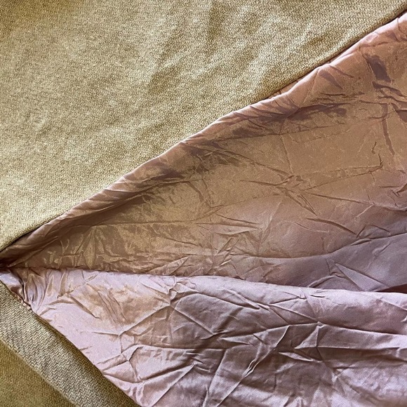 Vintage Savannah Light Brown Tan Wool A-line Skirt 12 - Picture 5 of 11